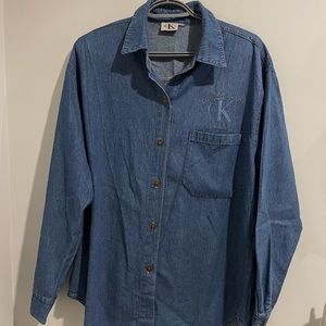 Men’s Calvin Klein light denim jacket